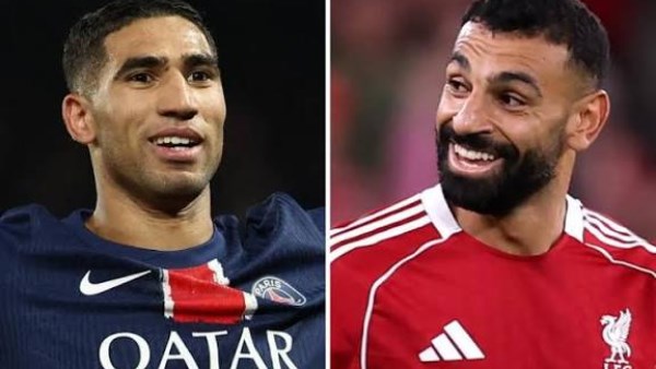 محمد صلاح وأشرف حكيمي