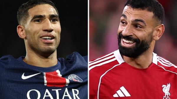 محمد صلاح وأشرف حكيمي 