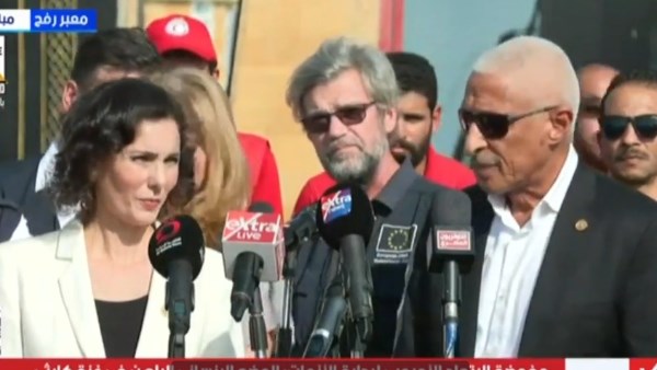 مفوضة الاتحاد الأوروبي لإدارة الأزمات ومحافظ شمال سيناء 