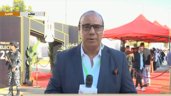 أيمن دياب مراسل قناة صدى البلد