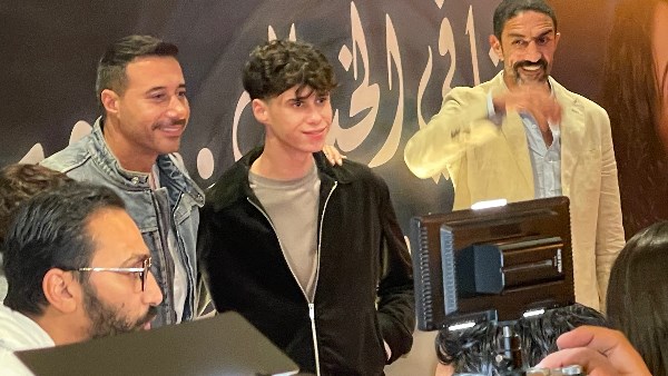 أحمد السعدني وولده 