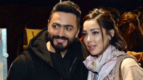 بسمة بوسيل وتامر حسني 