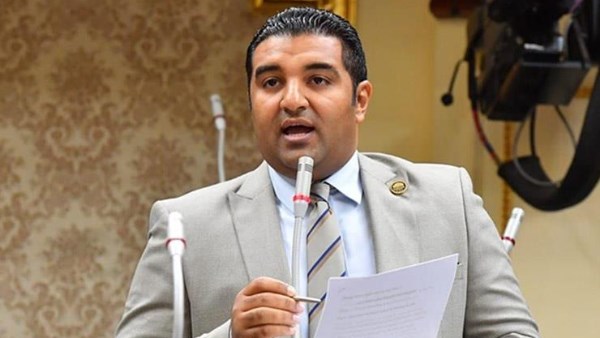 النائب محمود عصام ، عضو لجنة حقوق الإنسان بمجلس النواب