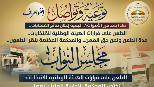 وزارة الشؤون النيابية تصدر إنفوجرافات توعوية جديدة بعنوان "توعية وتواصل"