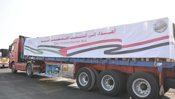  المساعدات الإغاثية إلى قطاع غزة 