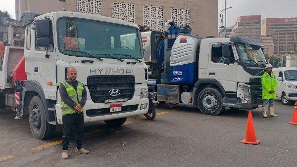 مياه الشرب بالجيزة ترفع درجة الاستعداد لمواجهة الأمطار