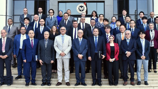 جانب من زيارة الوفد الياباني لهيئة الاستثمار 