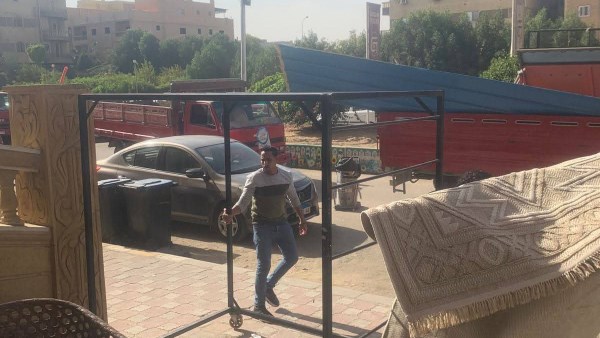 حملات أمنية لرفع الإشغالات بحدائق أكتوبر 