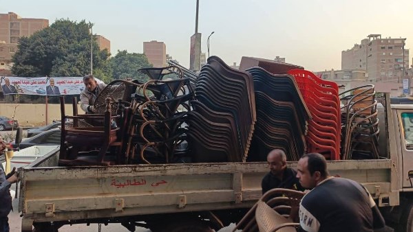 الجيزة: رفع الإشغالات بشوارع ترسا والمريوطية والعريش بالطالبية وكرداسة