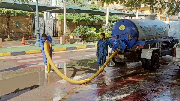 سحب مياه الأمطار 