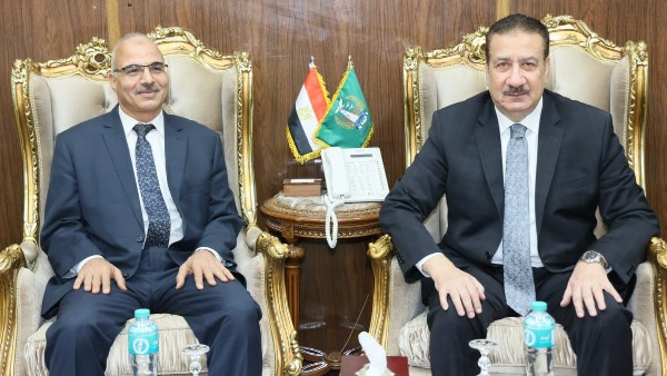لقاء محافظ المنوفية 