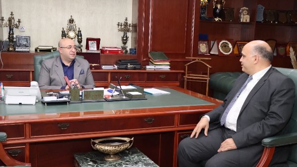 محافظ بني سويف  ووكيل وزارة التموين محافظ بني سويف  ووكيل وزارة التموين