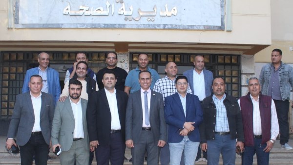 وكيل وزارة الصحة ببني سويف والاعلاميين 