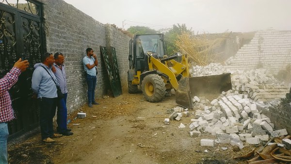 إزالة التعديات بأسيوط 