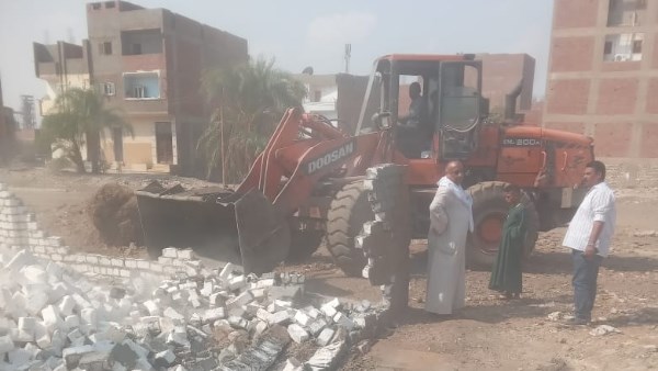 إزالة التعديات بأسيوط 