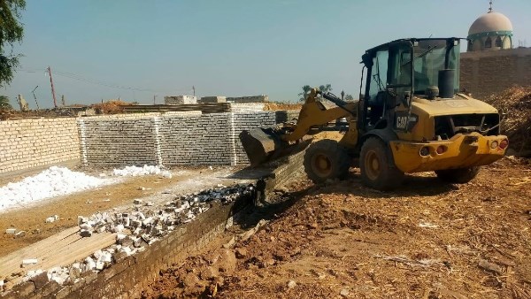 إزالة التعديات بأسيوط 