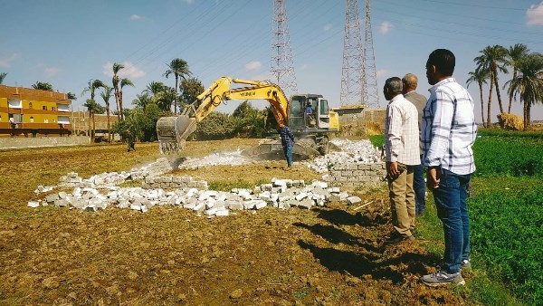 إزالة التعديات بأسيوط 