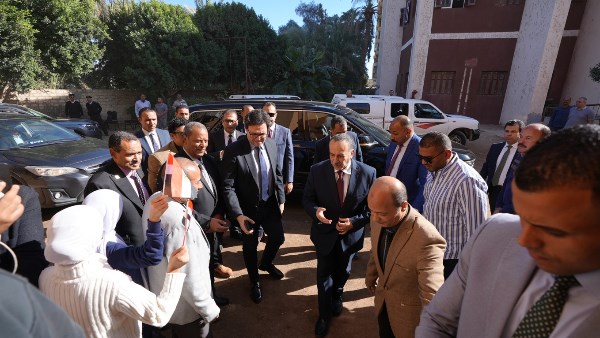 هنو و أبو النصر يزوران قصر ثقافة الزعيم جمال عبد الناصر بقرية بني مر