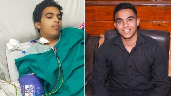 من المدرسة إلى سرير بالعناية الحرجة .. " محمد " مرض غامض يهاجمه وأسرته تستغيث لإنقاذ حياته بأسيوط