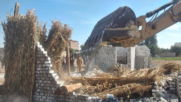 إزالة التعديات بأسيوط 