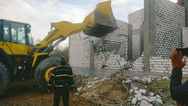 إزالة التعديات بأسيوط 