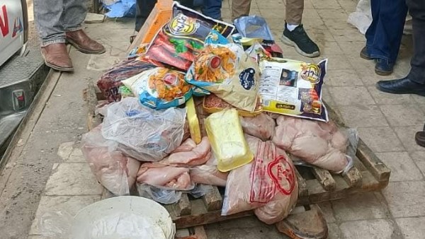 جانب من المضبوطات بسوهاج