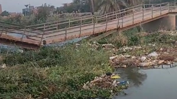 الكوبري المنهار بسوهاج