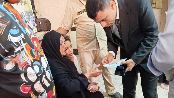 جانب من الموقف الإنساني بسوهاج