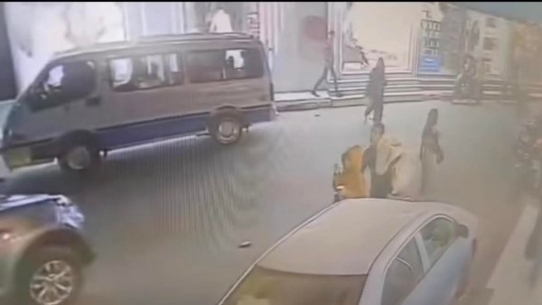 جانب من الحادث بسوهاج