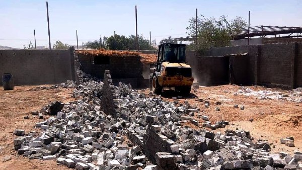 جانب من حملات الإزالة بسوهاج