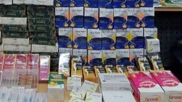 جانب من المضبوطات بسوهاج