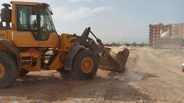 حملة إزالة التعديات بقنا