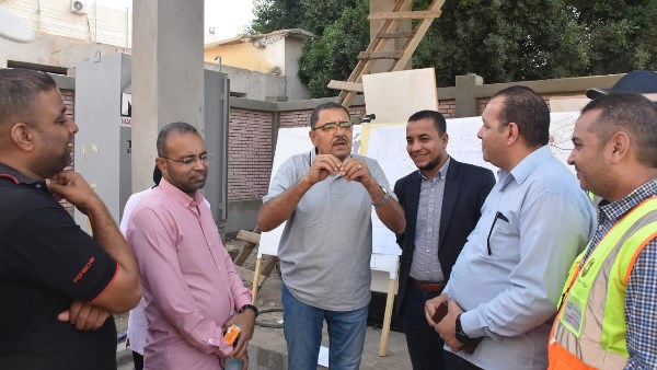 رئيس شركة مياه الأقصر يتفقد مشروعات الصرف الصحى المتكامل و حياة كريمة