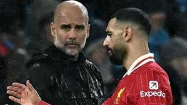 محمد صلاح وبيب جوارديولا