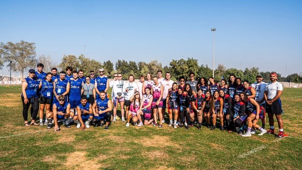 انطلقت صباح اليوم بطولة العالم لكرة القدم الامريكية ب دبي في الامارات 