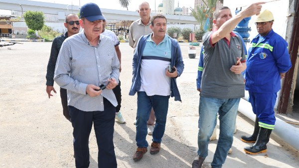 اللواء محمود نافع بمحطة الرأس السوداء