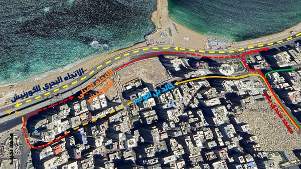 صورة للطريق الجديد