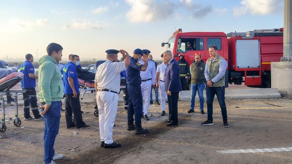 تفحم سيارة بالإسكندرية