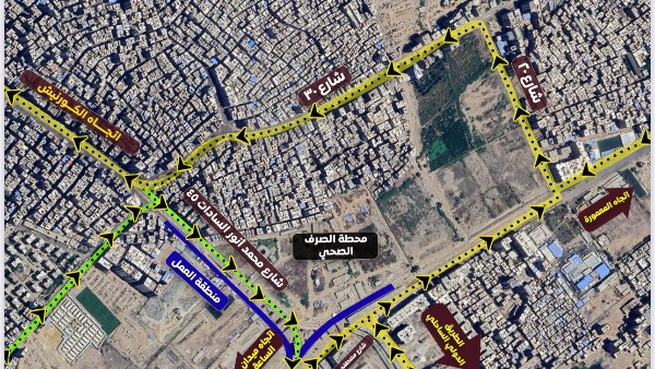 تحويلة مرورية جديدة بشارع 45