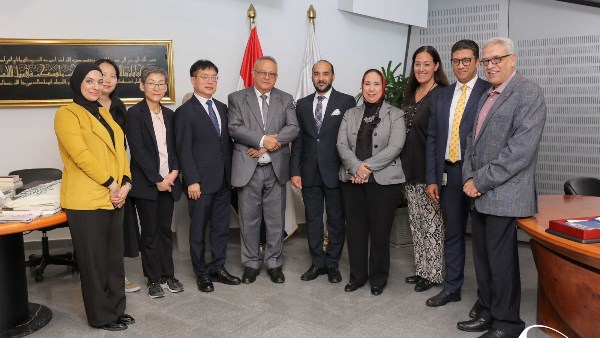 وفد مكتبة الإسكندرية بكوريا الجنوبية