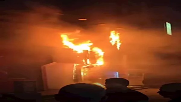 صورة من الحريق