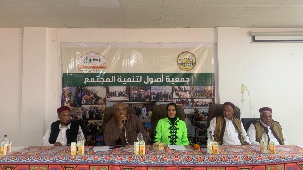 خلال حفل  توزيع  الأجهزة والمشروعات بواحة سيوة