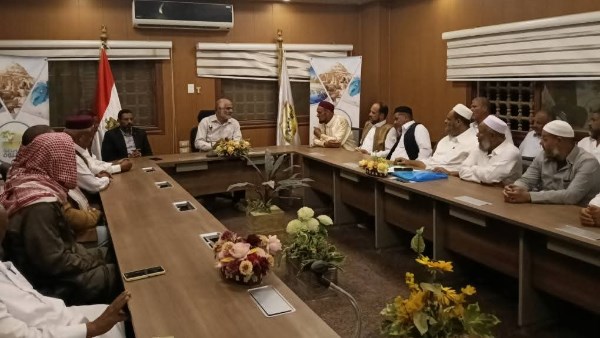 نائب رئيس سيوة خلال الاجتماع 