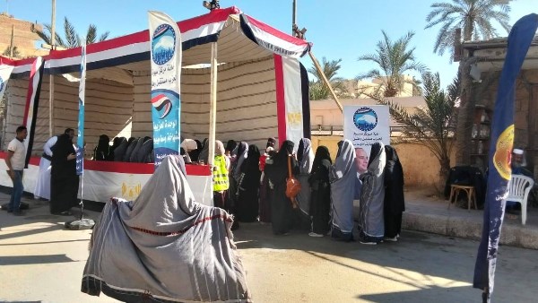 اقبال السيدات على التصويت 