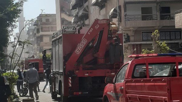 حماية بورسعيد المدنية تسيطر على حريق في وحدة سكنية بحي العرب