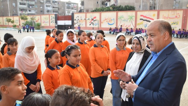 انتظام العملية التعليمية بمدرسة عقبة بن نافع الابتدائية