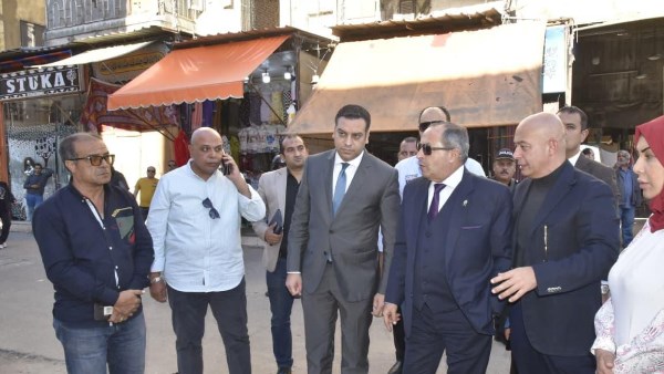 محافظ بورسعيد يتفقد التجارى و الحميدى 