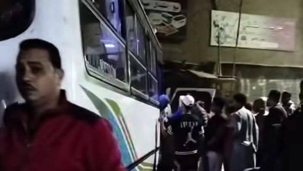 جانب من الحادث 