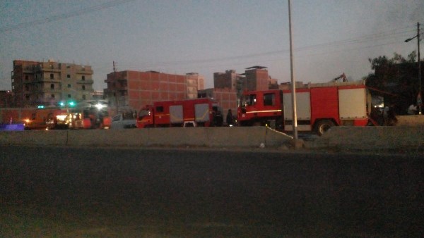 حريق هائل سمنود 