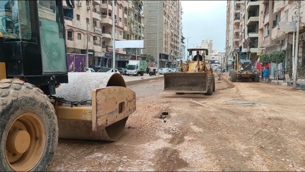 جانب من الرصف